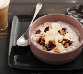 Banana, Date and Walnut Overnight Oats