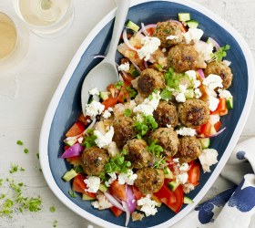Summer Meatball Salad Summer Meatball Salad