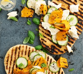 Summer Barbecue Yoghurt Flatbreads
