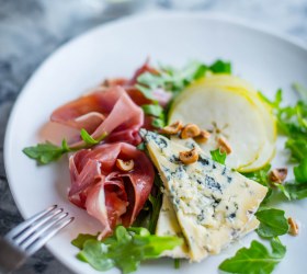 Pear, Prosciutto and Blue Salad