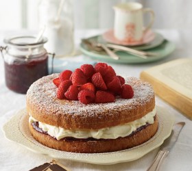 Jam and Cream Victorian Tea Cake