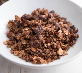 Vegan Chocolate Hazelnut Granola Recipe Vegan Chocolate Hazelnut Granola Recipe