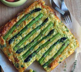 Bacon and Spring Veggie Slice