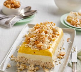 Mango and Coconut Crackle Parfait