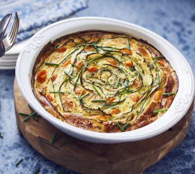 Zucchini Ribbon Frittata Zucchini Ribbon Frittata