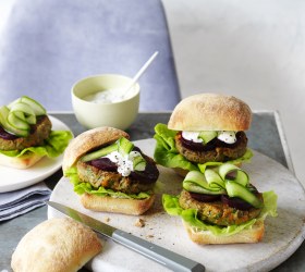 Mushroom Veggie Burgers