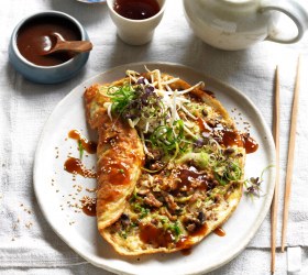 Chinese Pork Open Omelette Chinese Pork Open Omelette