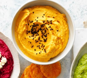 Sweet Potato and Turmeric Hummus
