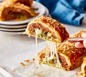 Family Sausage Roll with Mozzarella