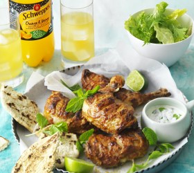 Tandoori Chicken with Minted Yoghurt