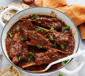 Slow Cooked Rogan Josh Beef Short Ribs