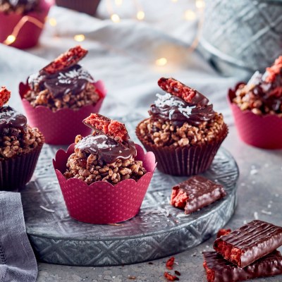 Dark Cherry Chocolate Crackles