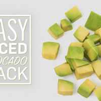 Quick avocado dicing hack