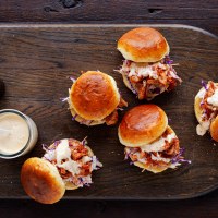 Pulled Chicken Sliders