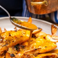 Balinese-Style Grilled Prawns with Satay and Chilli Butter
