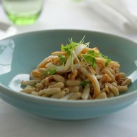 Sardinian Calamari Pasta with Preserved Lemon and Toasted Walnuts