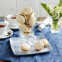 Coconut Snow Macarons
