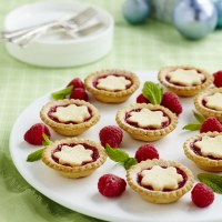 Raspberry Christmas Tarts
