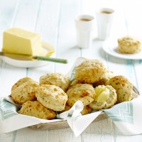 Cheesy Chive and Mustard Scones
