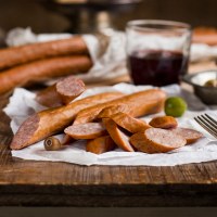 Kabana Platter with Artichokes, Feta-Stuffed Olives and Jarlsberg