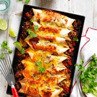Quick Beef Enchiladas