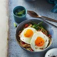 Ramen Noodles with Fried Eggs