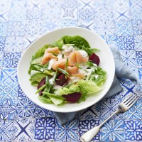 ZOOSH Light Lunch Smoked Salmon and Beetroot Salad