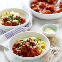 Meatballs in Spicy Tomato Sauce