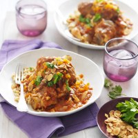 Lamb Shank Tagine with Pearl Cous Cous