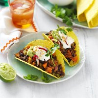 Lentil and Black Bean Tacos