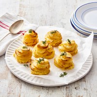 Muffin Tin Gratin Potatoes