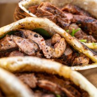 Street BBQ Greek Lamb Pita Pockets