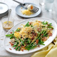 Green Bean, Bacon and Egg Salad