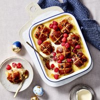Hot Cross Bun Pudding