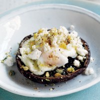 Mushrooms with Poached Egg & Dukkah