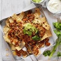 Chicken and Mushroom Nachos