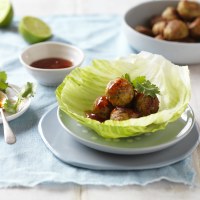 Thai Mushroom and Chicken Meatballs