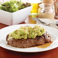 Avocado and Mozzarella Mustard Steaks