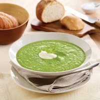 Avocado, Pea and Zucchini Soup