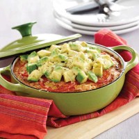 Avocado, Potato and Bacon Pie