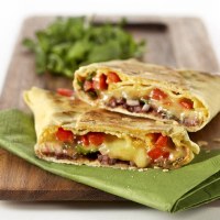 Bacon, Capsicum and Rocket Flat Bread