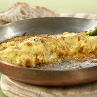 Cheesy Asparagus Omelette