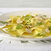 Ricotta, Pumpkin and Leek Ravioli