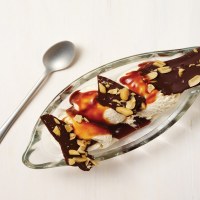 Banana and Salted Caramel Sundae