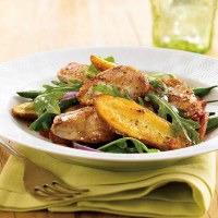 Warm Salad of Quail and Roasted Rosemary Potatoes