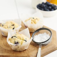 Gluten Free Orange and Blueberry Muffins
