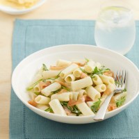 Smoked Salmon and Rocket Pasta