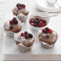 Mixed Berry Buttermilk Muffins