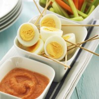 Eggs Kebab with Fresh Tomato Dressing