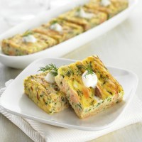 Smoked Trout Frittata Squares